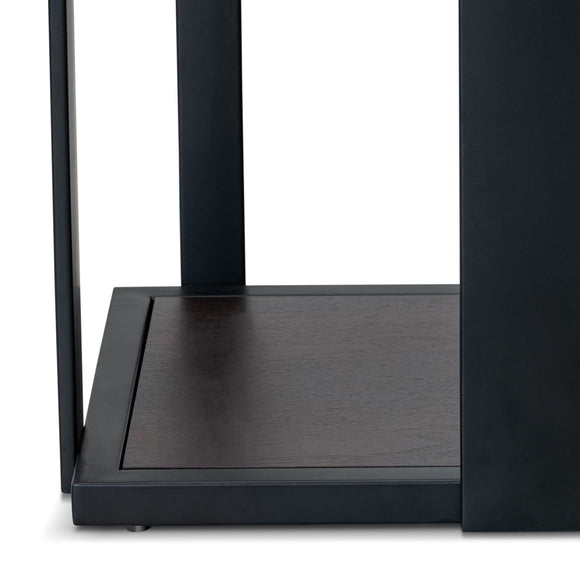 that's living vendome dark walnut console cabinets