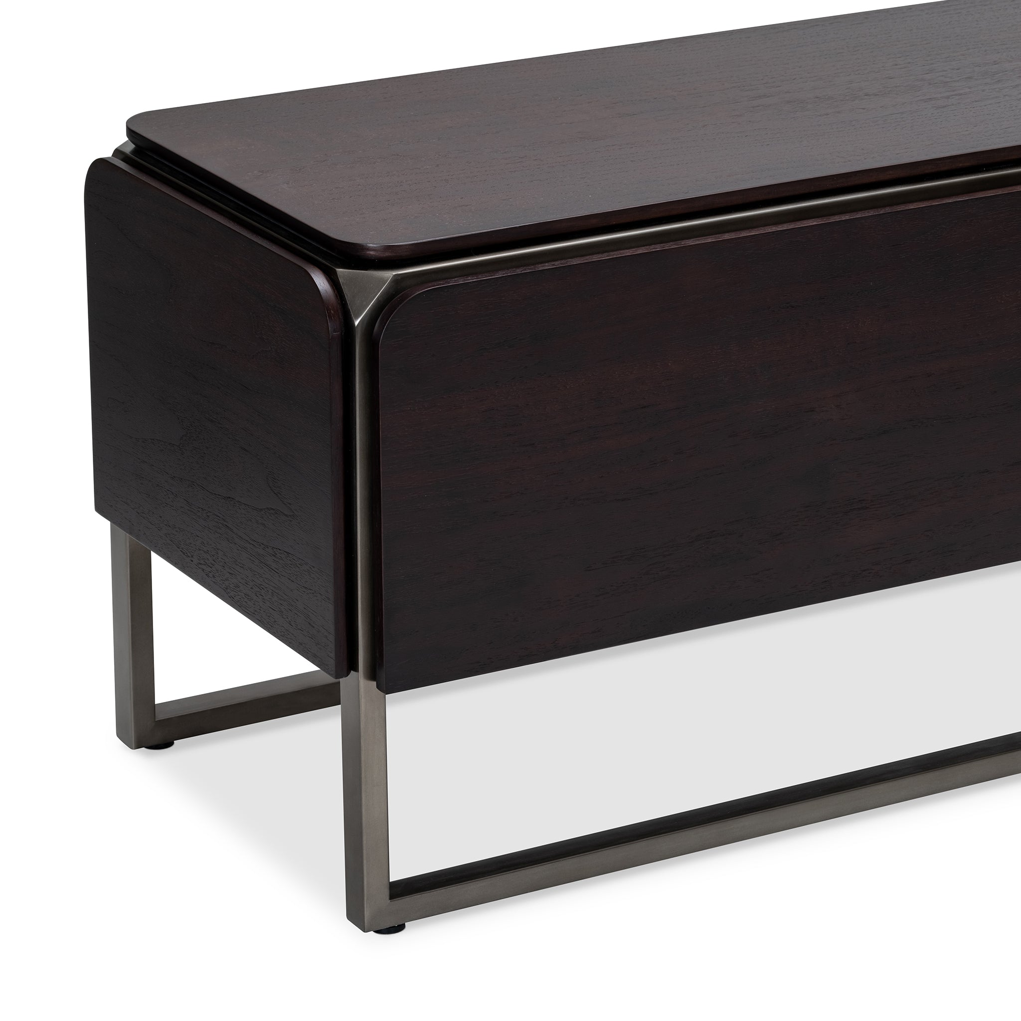 that's living castor dark walnut tv media cabinet cabinets