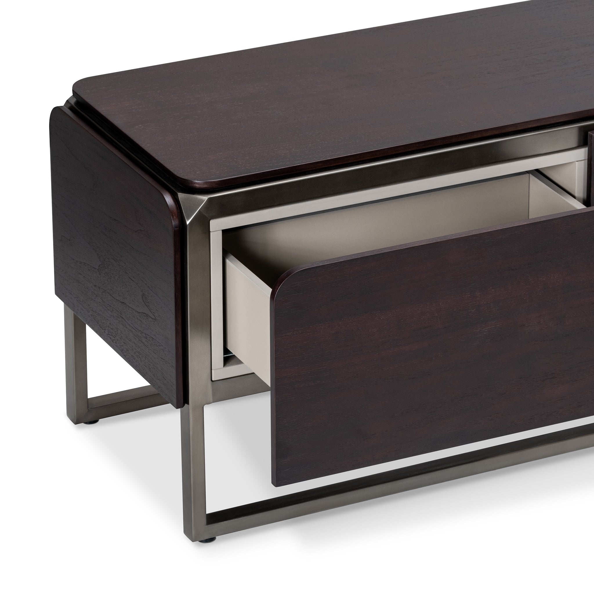 that's living castor dark walnut tv media cabinet cabinets