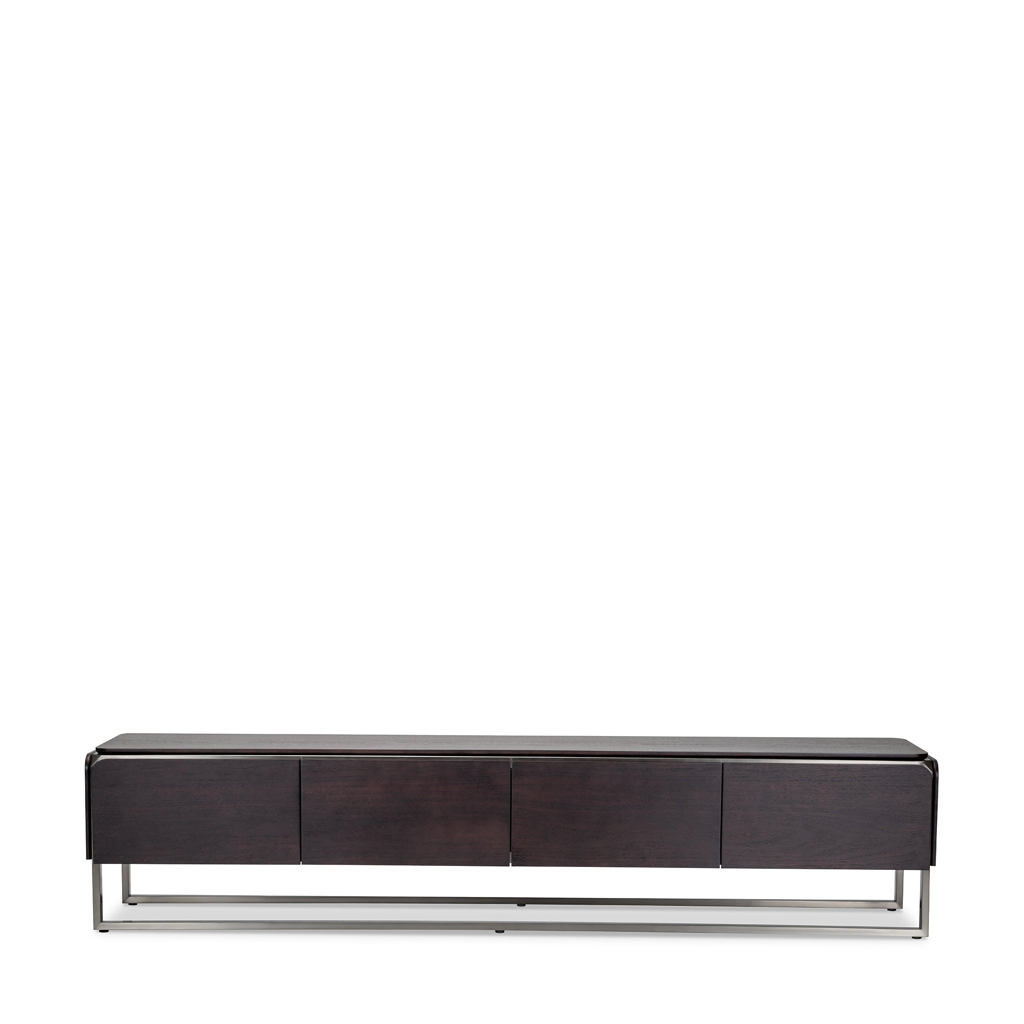 that's living castor dark walnut tv media cabinet cabinets
