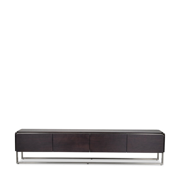 that's living castor dark walnut tv media cabinet cabinets