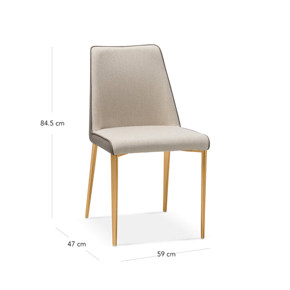 that's living daphne brass dining chair dining chairs