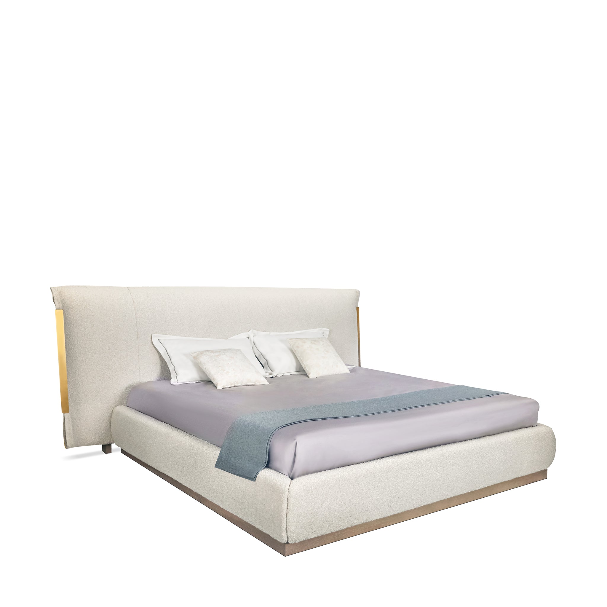 that's living adonis beige boucle us king size bed beds