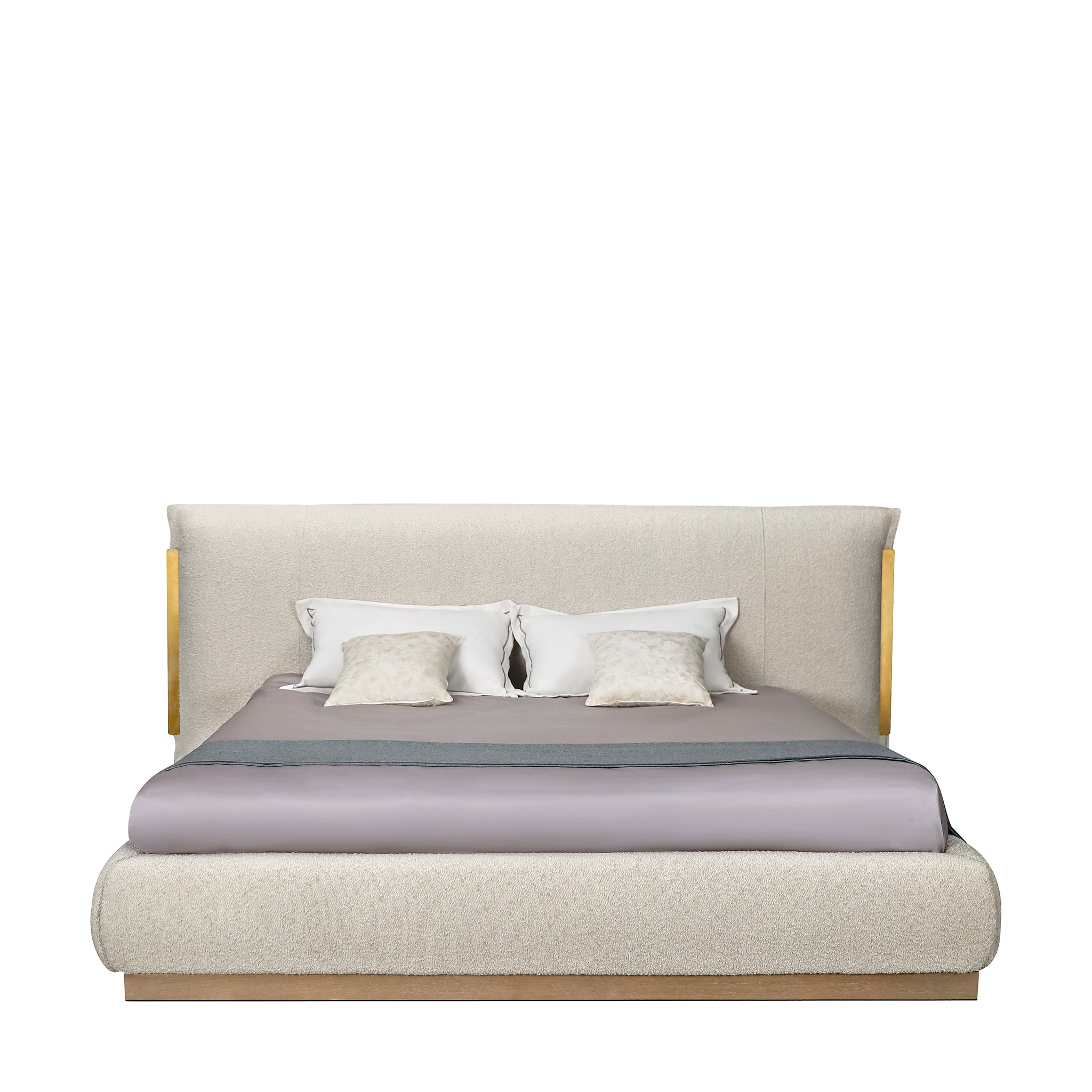 that's living adonis beige boucle us king size bed beds