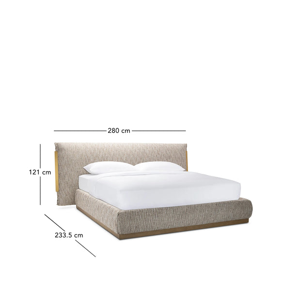 that's living adonis dark chenille us king size bed beds