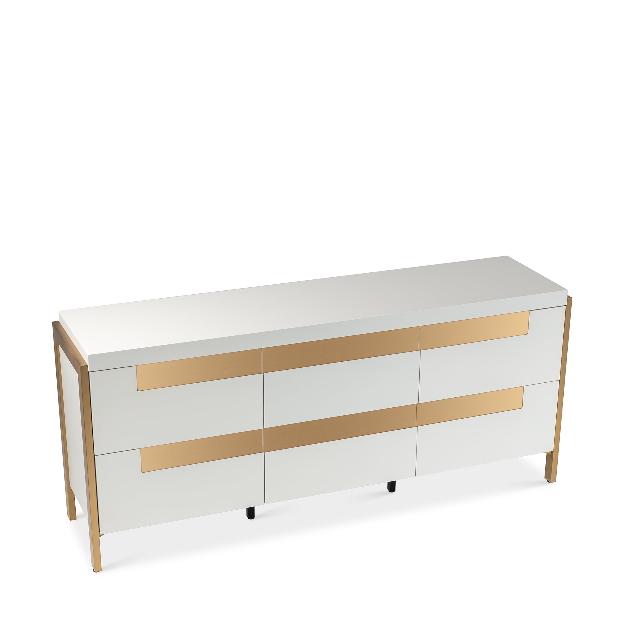that's living balmoral matte beige  6-drawer chest chests