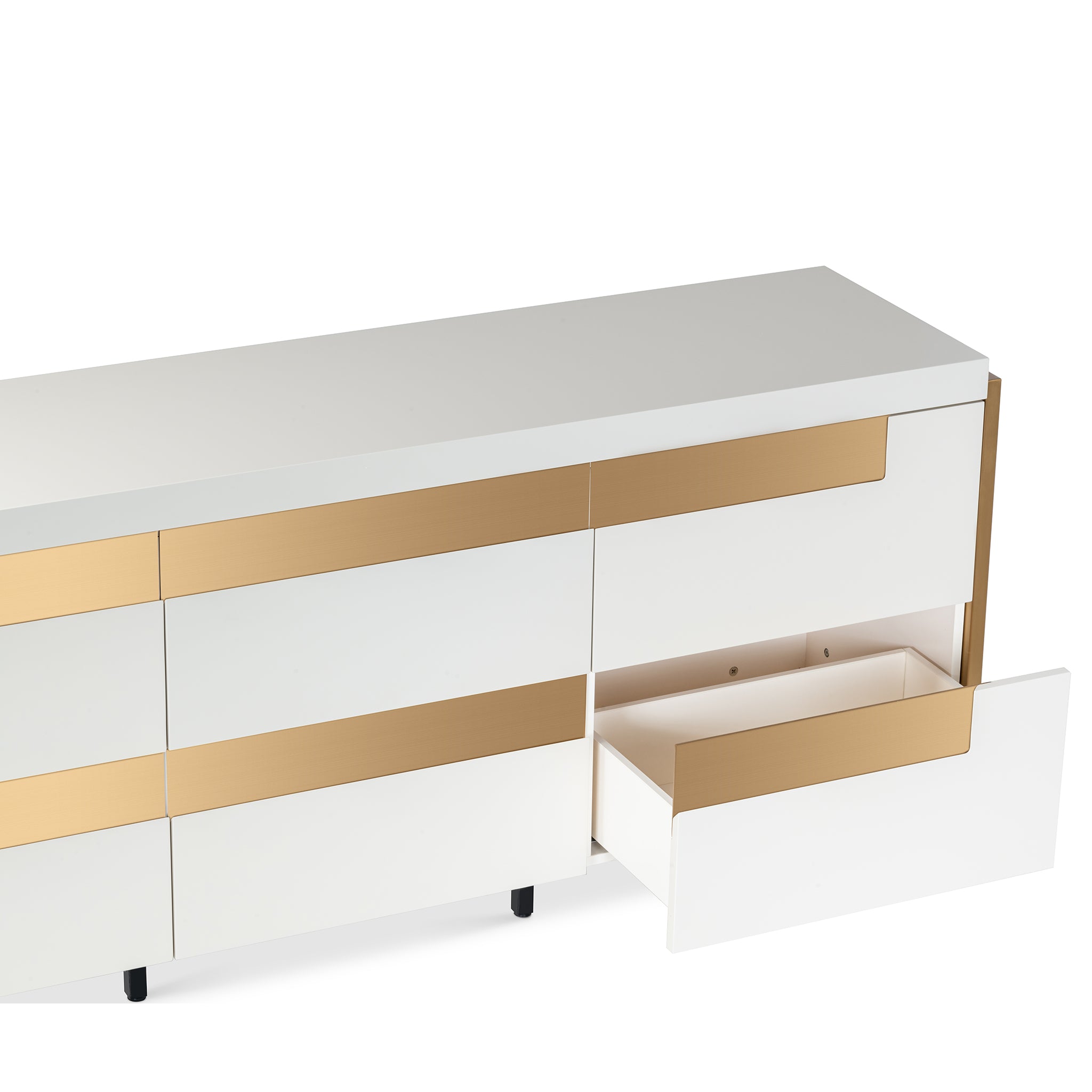 that's living balmoral matte beige  6-drawer chest chests