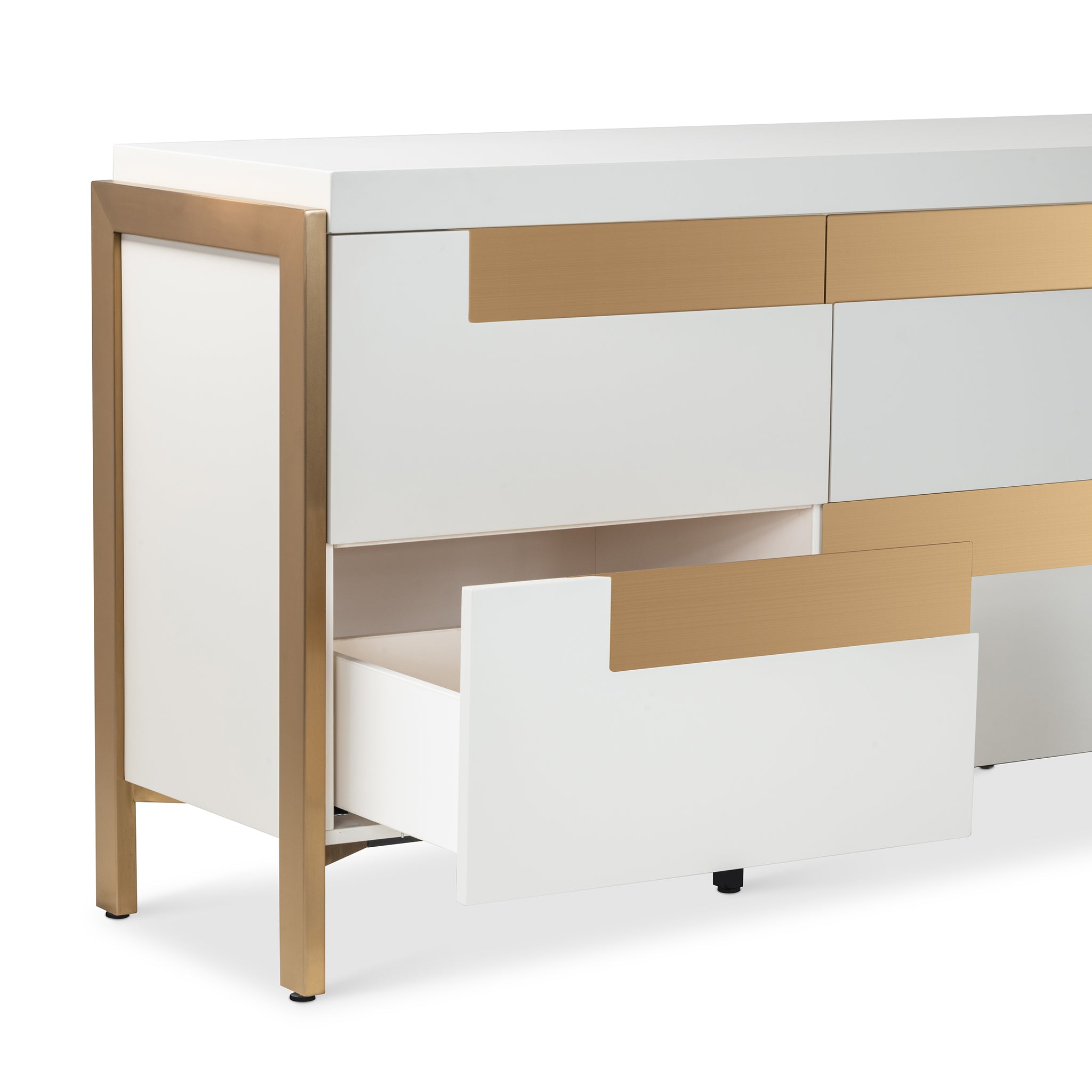 that's living balmoral matte beige  6-drawer chest chests