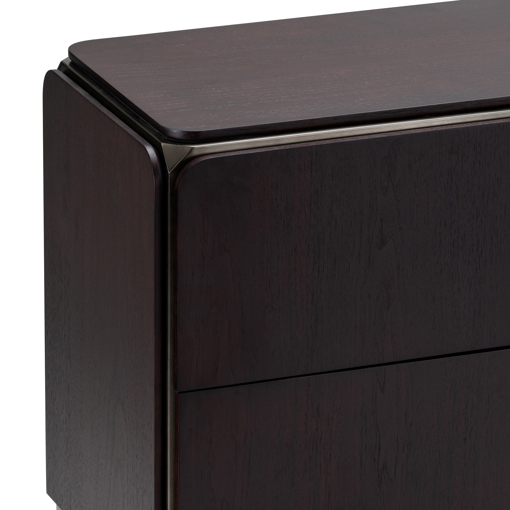 that's living castor dark walnut 8-drawer chest chests