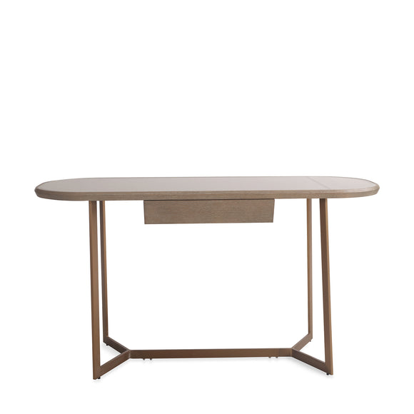 that's living bellona greige oak study desk desks