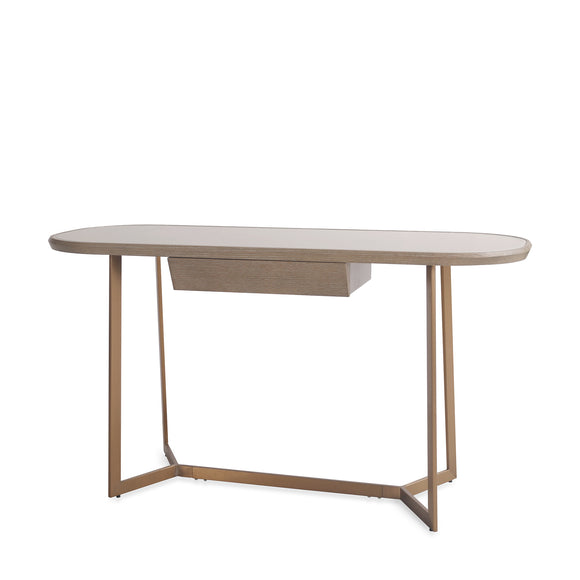 that's living bellona greige oak study desk desks