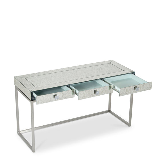 that's living gallagher silver study desk desks