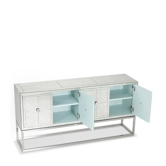 that's living gallagher silver sideboard sideboards & buffets