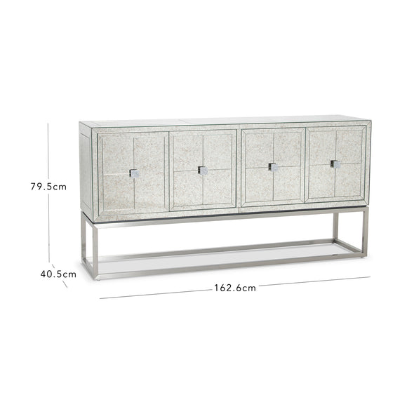 that's living gallagher silver sideboard sideboards & buffets