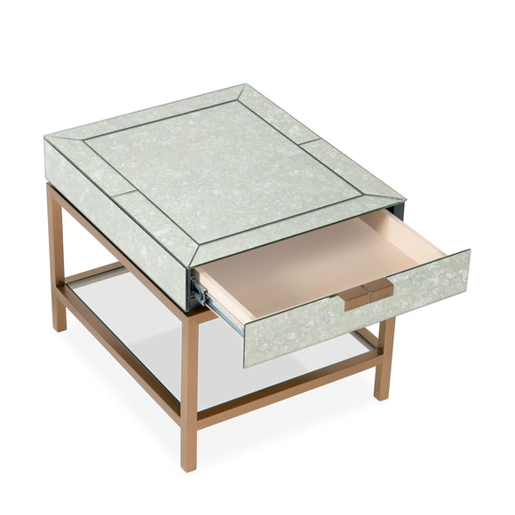 that's living gallagher brass nightstand nightstands