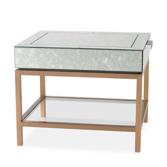 that's living gallagher brass nightstand nightstands