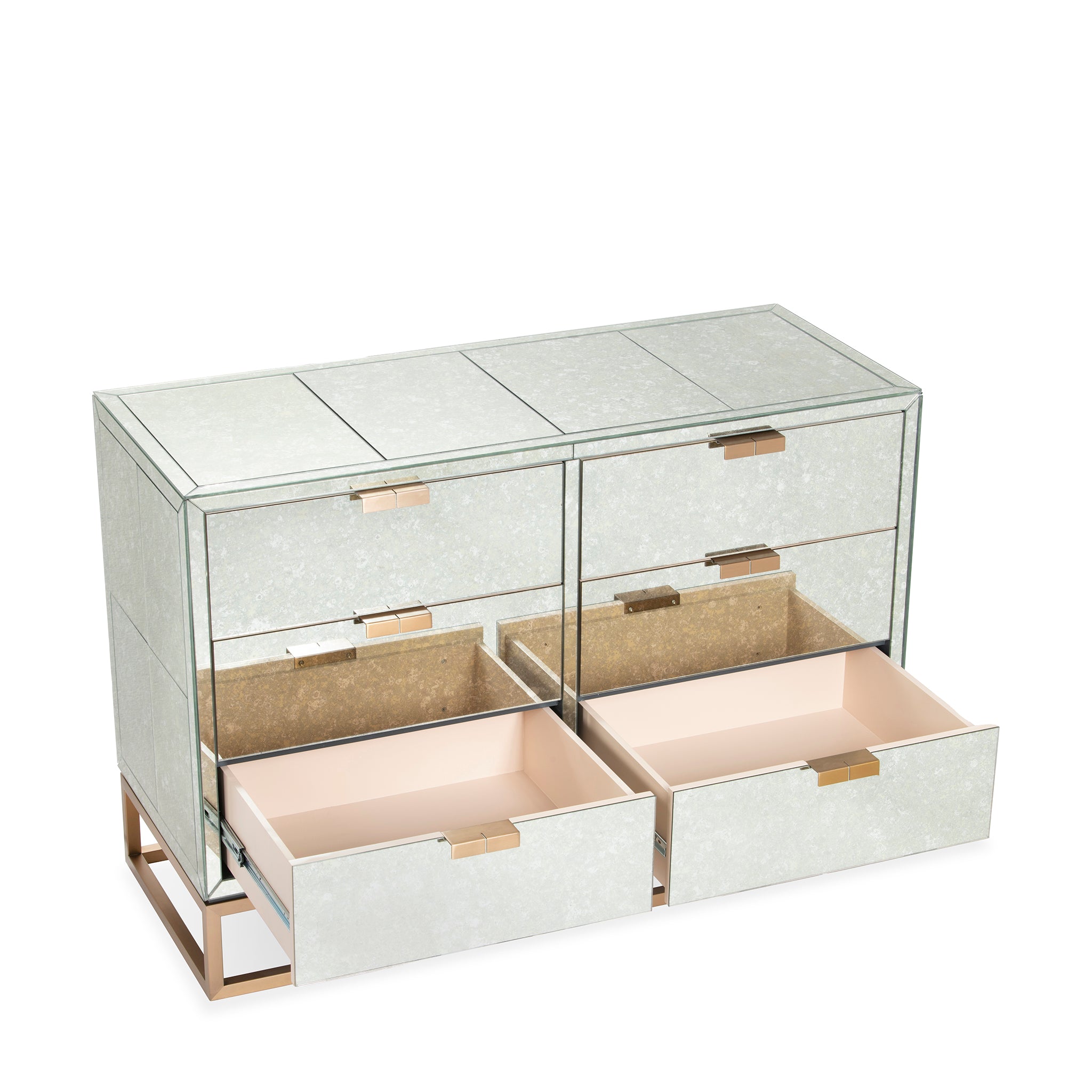 that's living gallagher brass 6-drawer chest chests