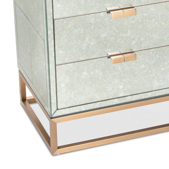 that's living gallagher brass 6-drawer chest chests