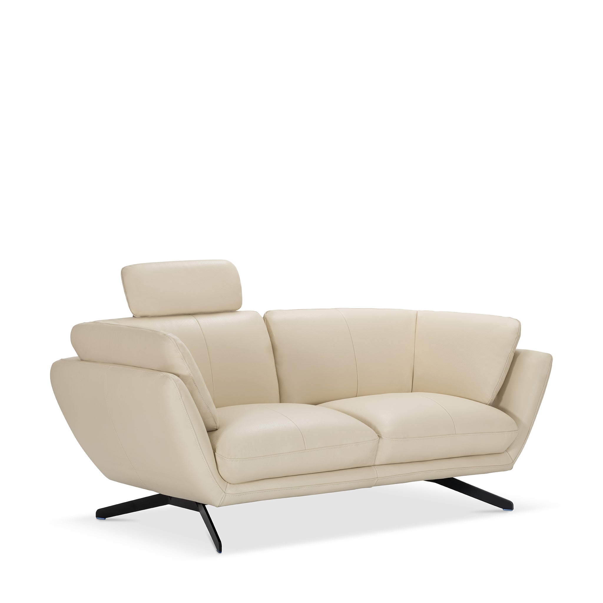 that's living torey leather loveseat loveseats & sofas