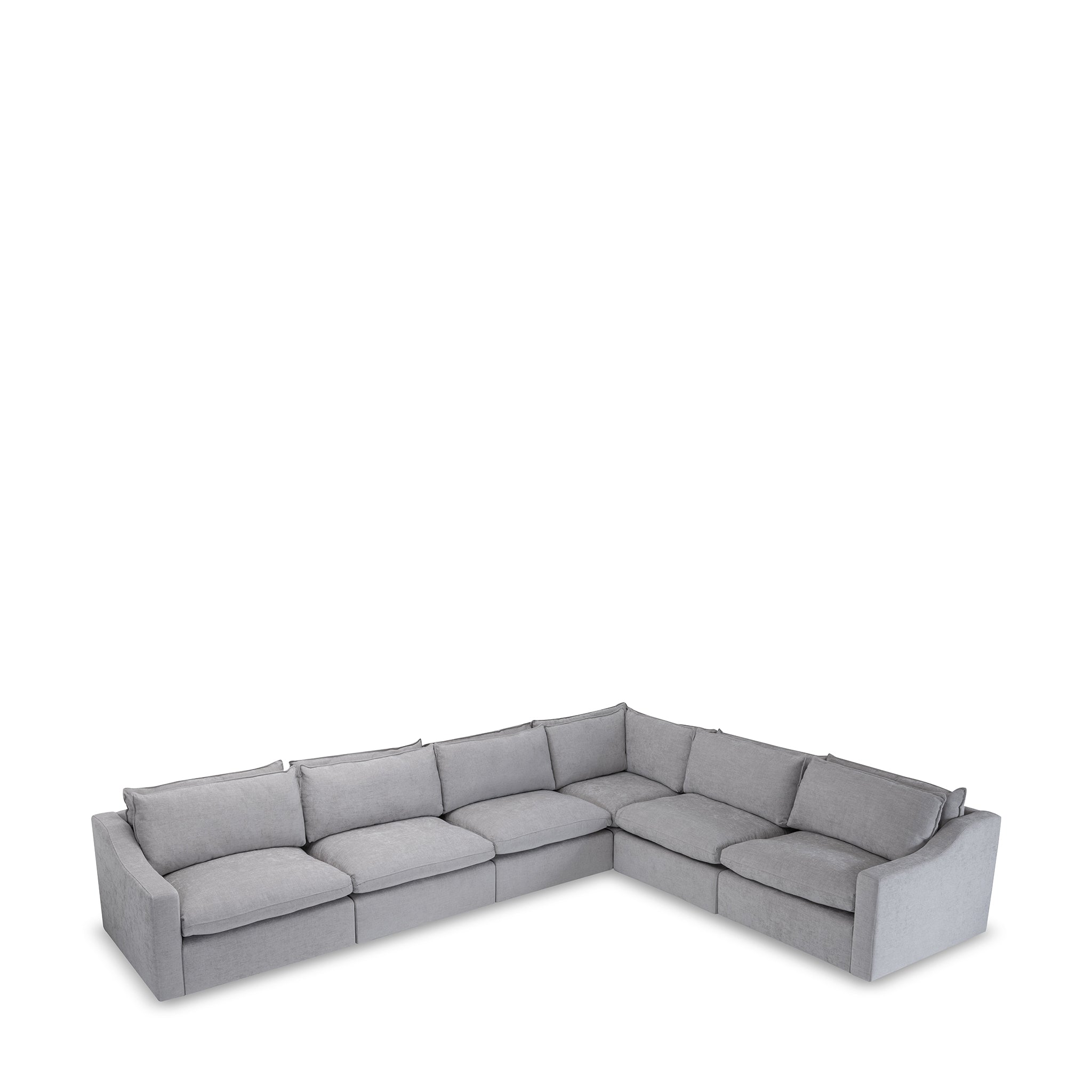 that's living thornton chenille 6-pc sectional sofa sectionals