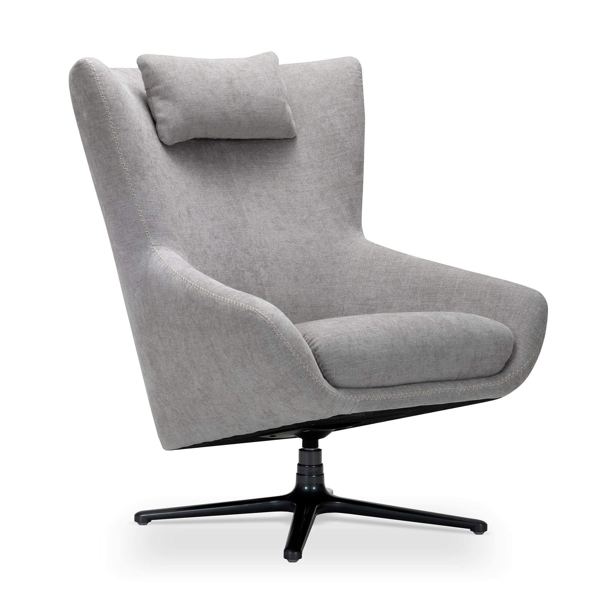 that's living wilder dark grey swivel chair chairs