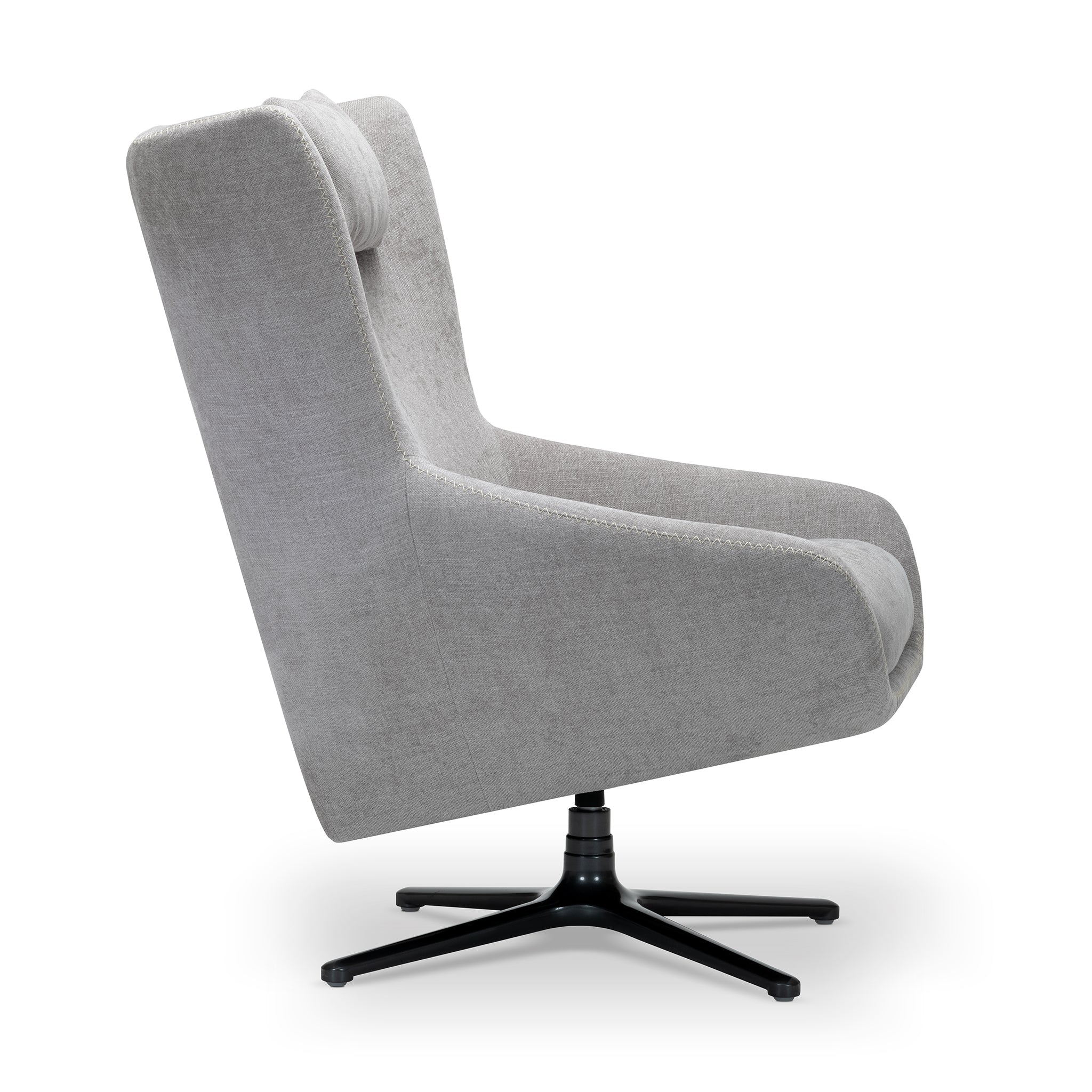 that's living wilder dark grey swivel chair chairs