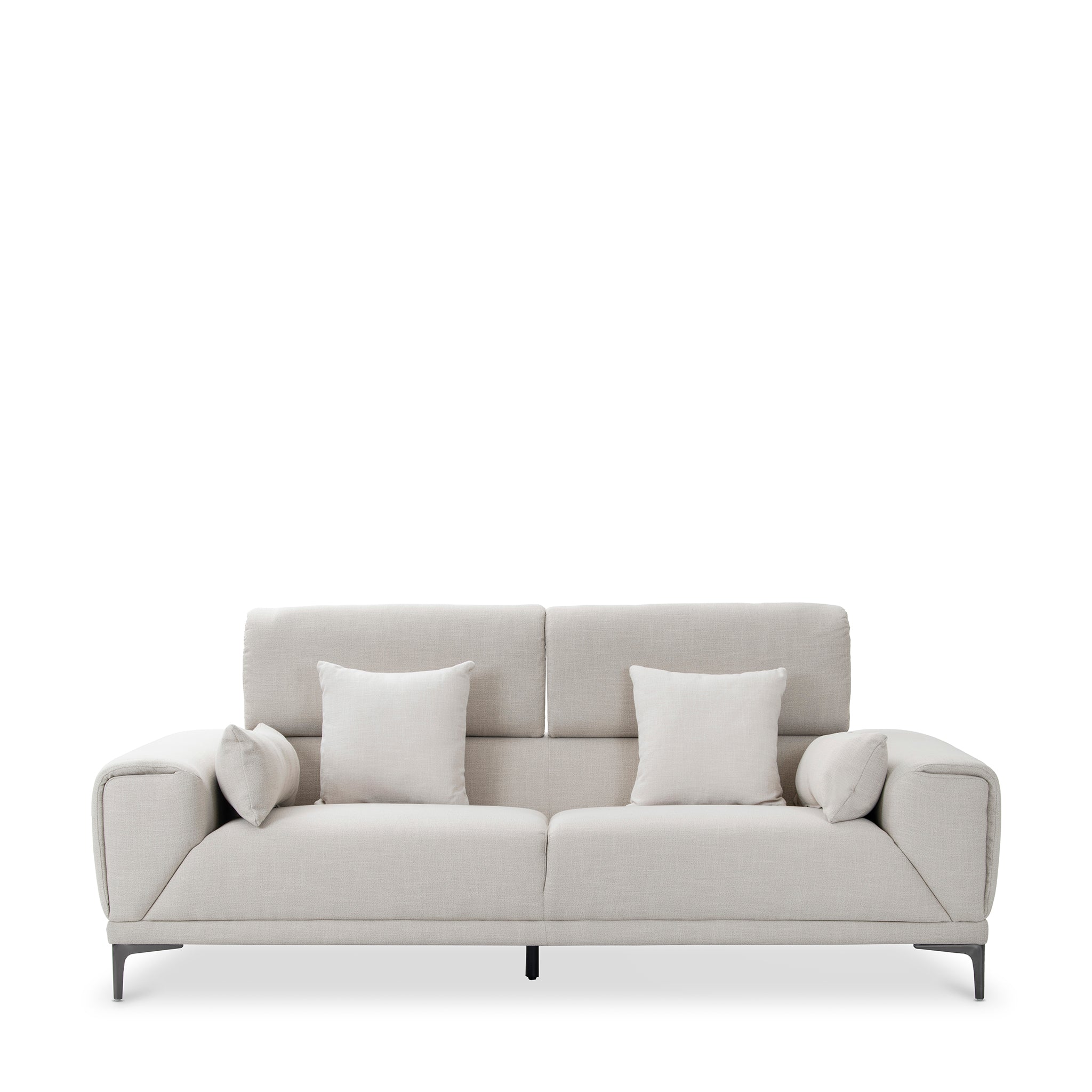 that's living devanna beige 3 seater sofa loveseats & sofas