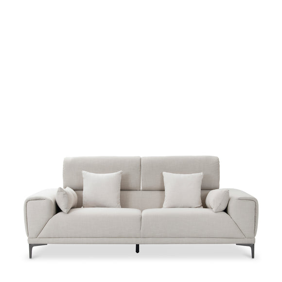 that's living devanna beige 3 seater sofa loveseats & sofas