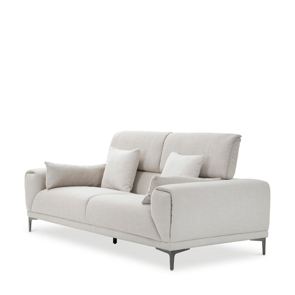 that's living devanna beige 3 seater sofa loveseats & sofas 