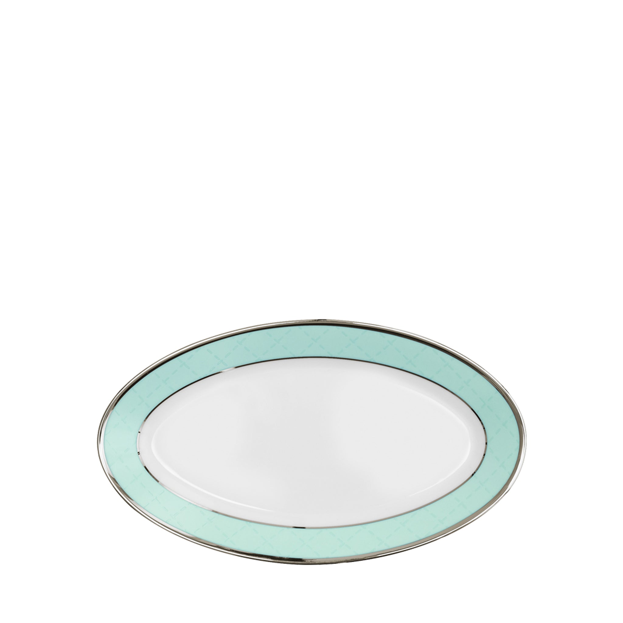 porcel ethereal blue mir oval pickle dish 22cm serving platters