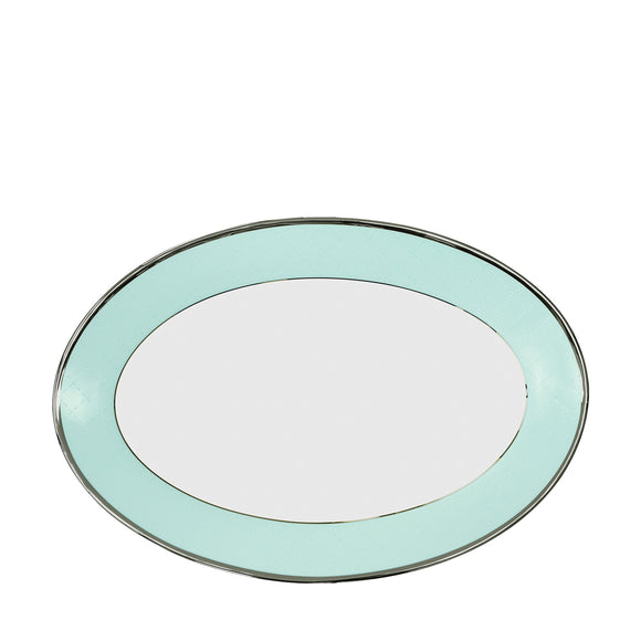 porcel ethereal blue myth oval platter 39cm serving platters