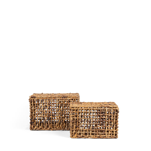 dbodhi rinjani rectangular basket two-tone
- set of 2
- size s, m baskets 