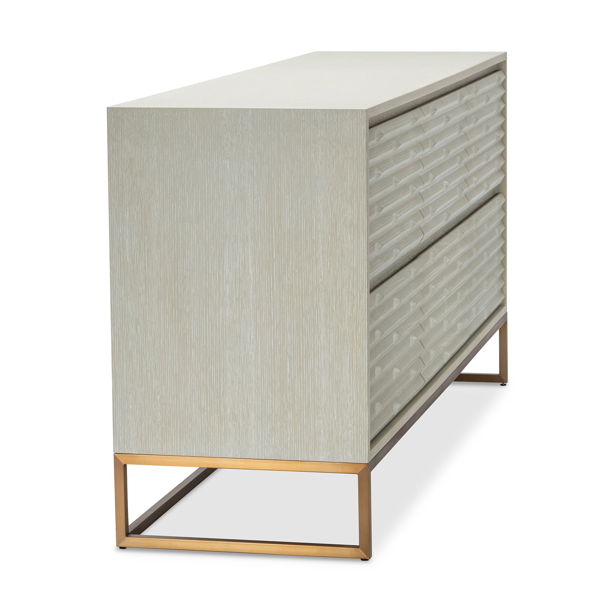 that's living insculpt light grey 6-drawer chest chests
