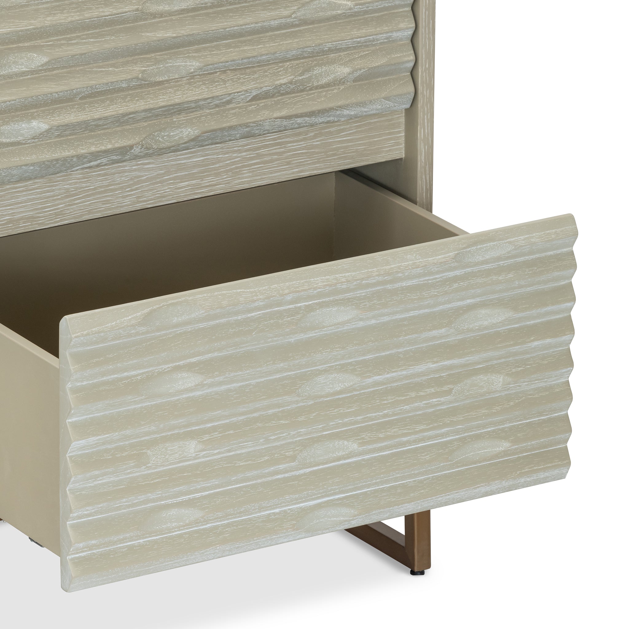 that's living insculpt light grey 6-drawer chest chests