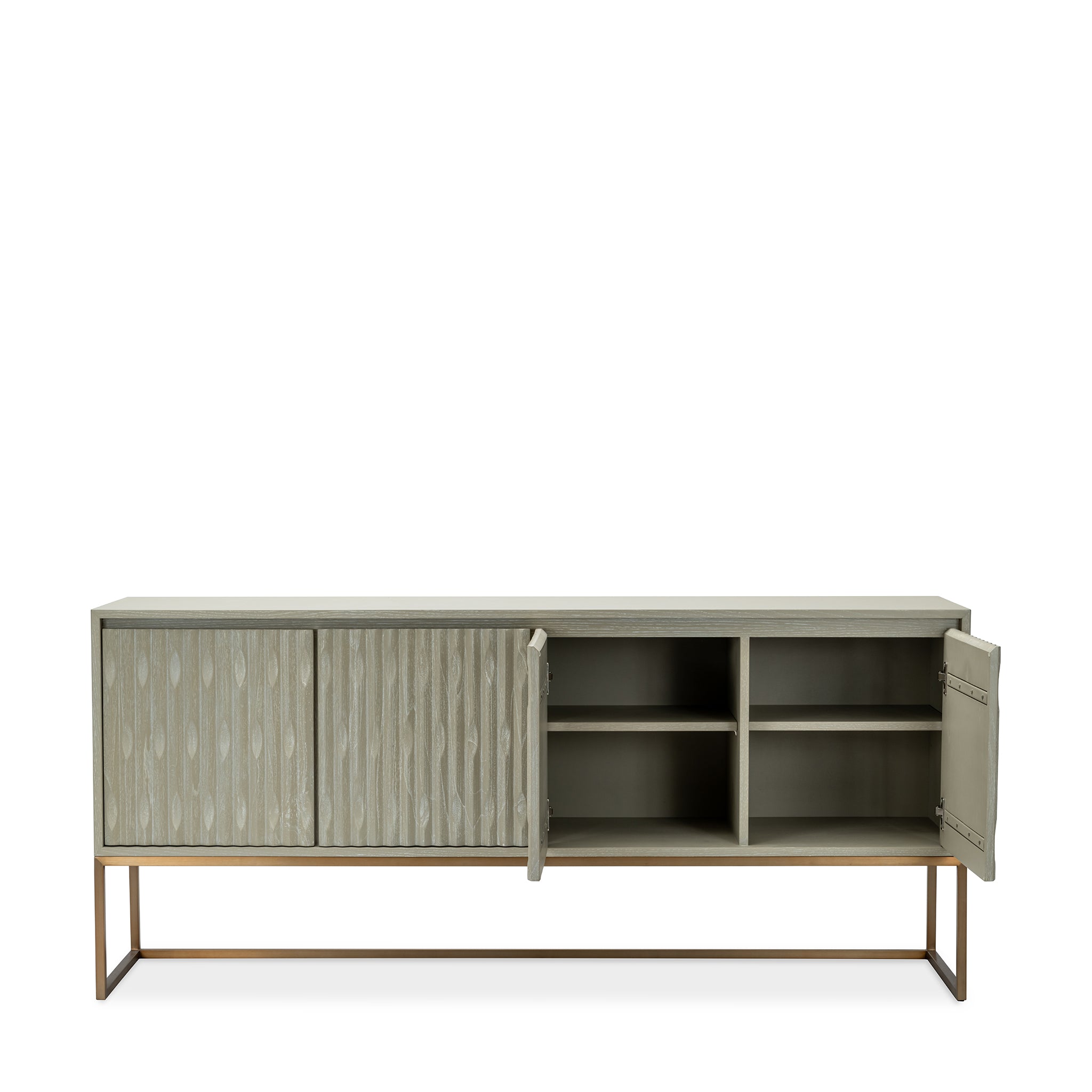 that's living insculpt sideboard light grey sideboards & buffets