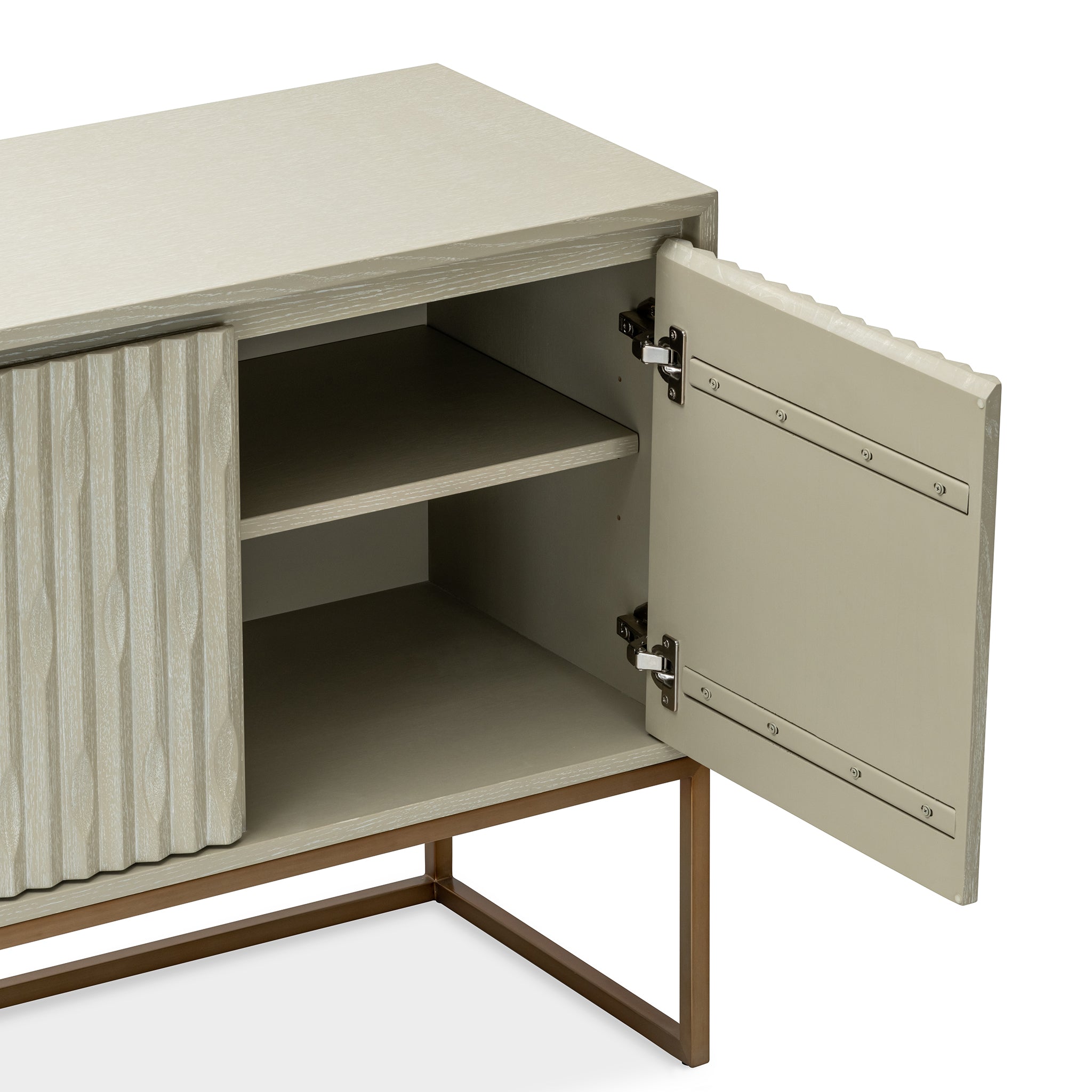 that's living insculpt sideboard light grey sideboards & buffets