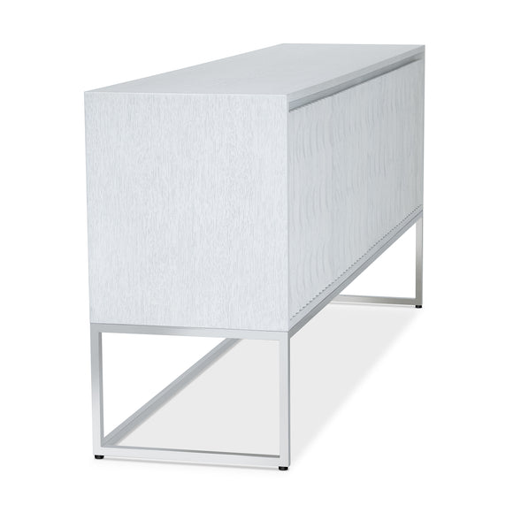 that's living insculpt silver white sideboard sideboards & buffets