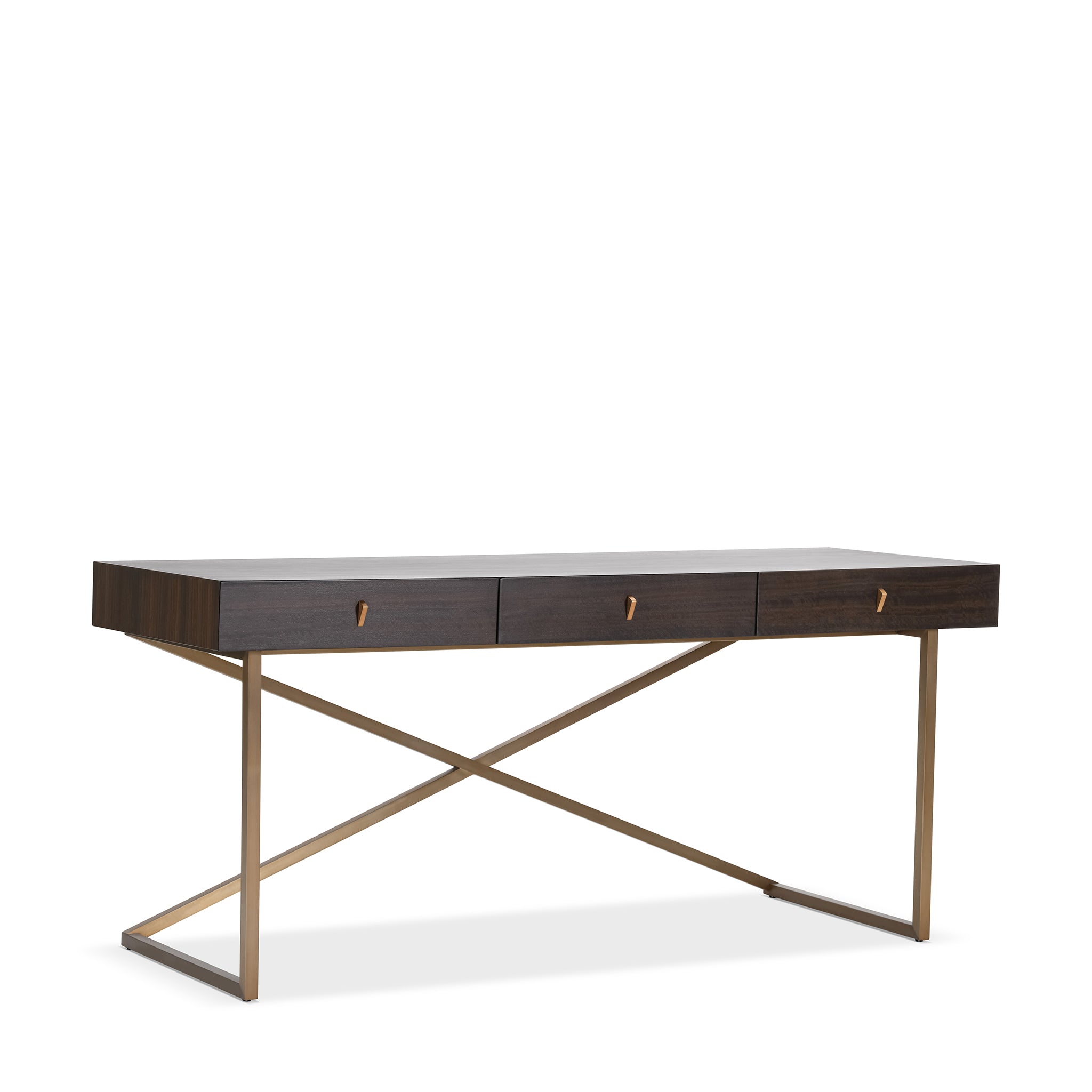 that's living foster smoked veneer console desk console tables
