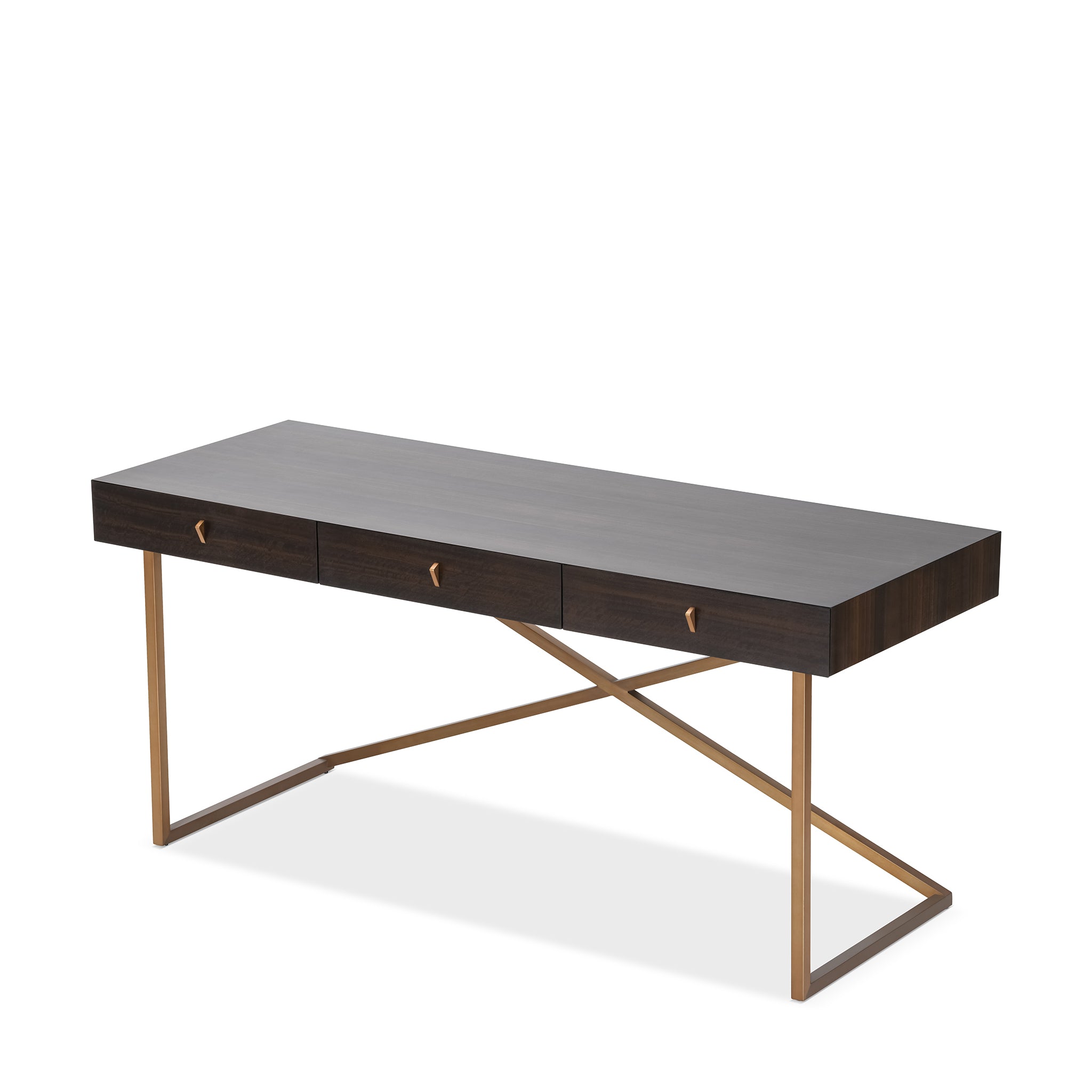 that's living foster smoked veneer console desk console tables 