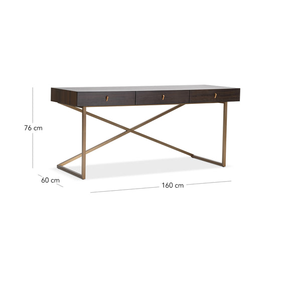 that's living foster smoked veneer console desk console tables 