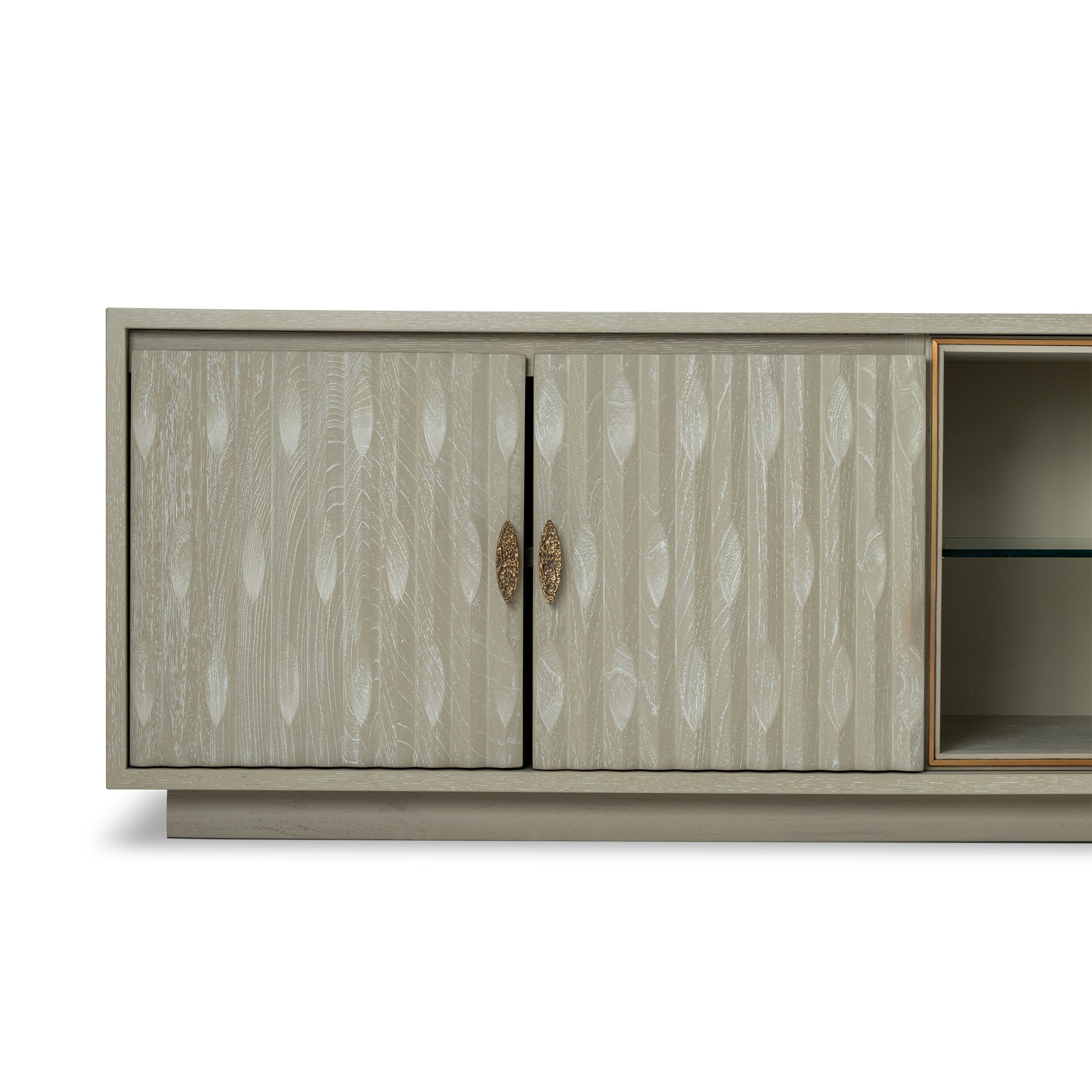 that's living insculpt grey tv media cabinet cabinets