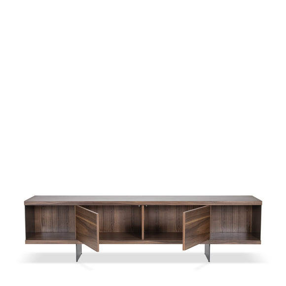 that's living imogen walnut tv media cabinet cabinets