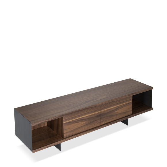 that's living imogen walnut tv media cabinet cabinets