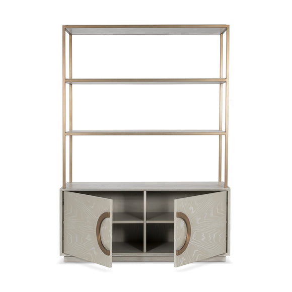 that's living ring light grey etagere cabinets