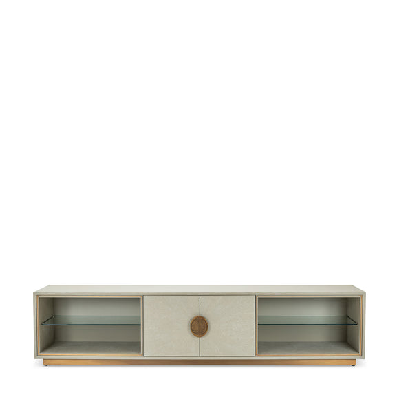 that's living sunburst light grey  tv media cabinet cabinets