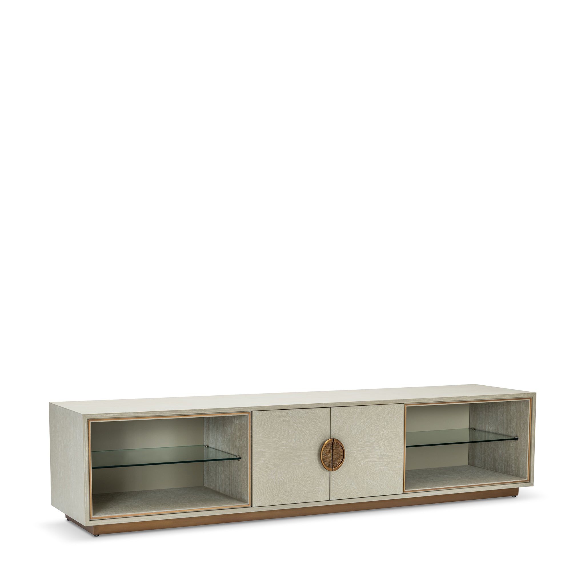 that's living sunburst light grey  tv media cabinet cabinets