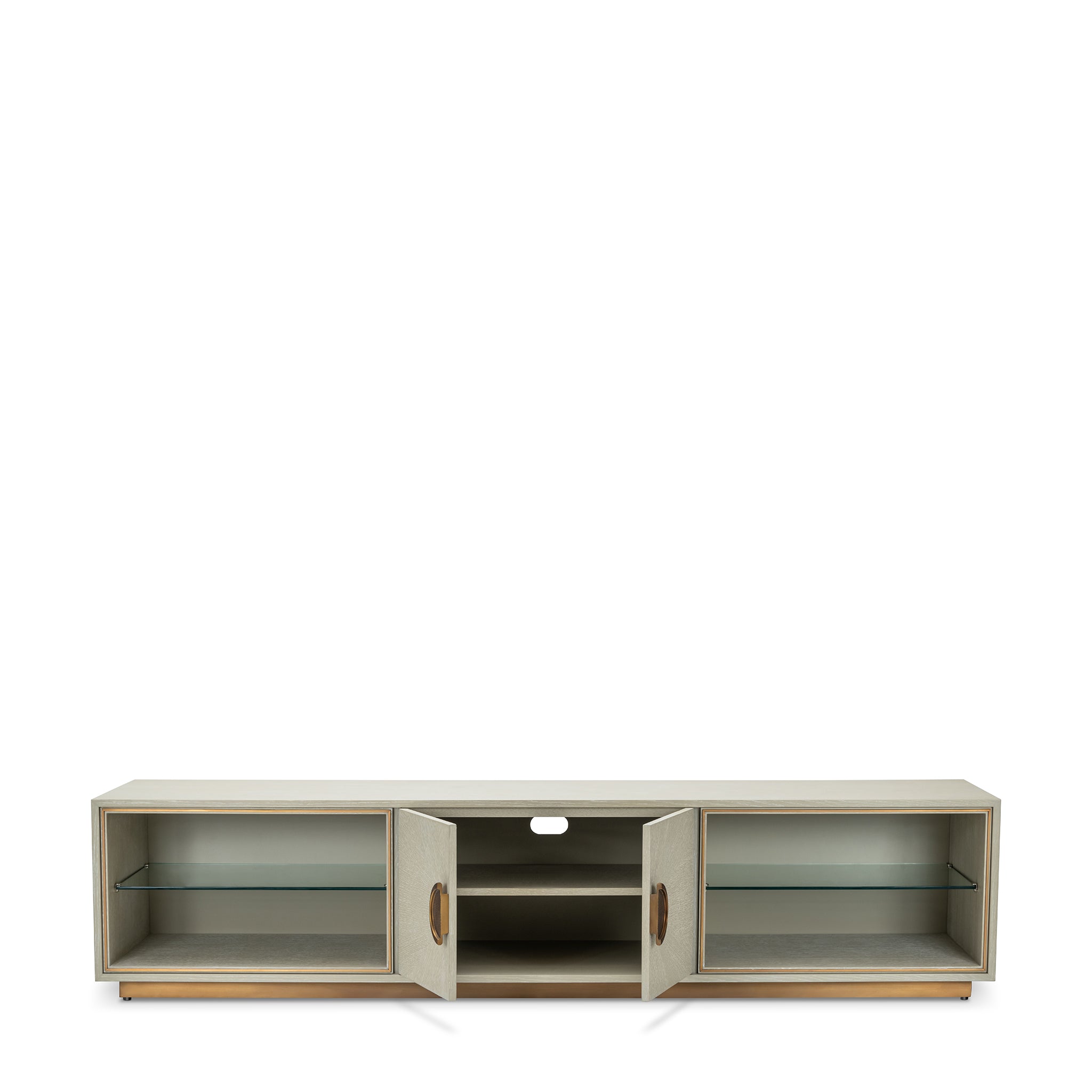 that's living sunburst light grey  tv media cabinet cabinets