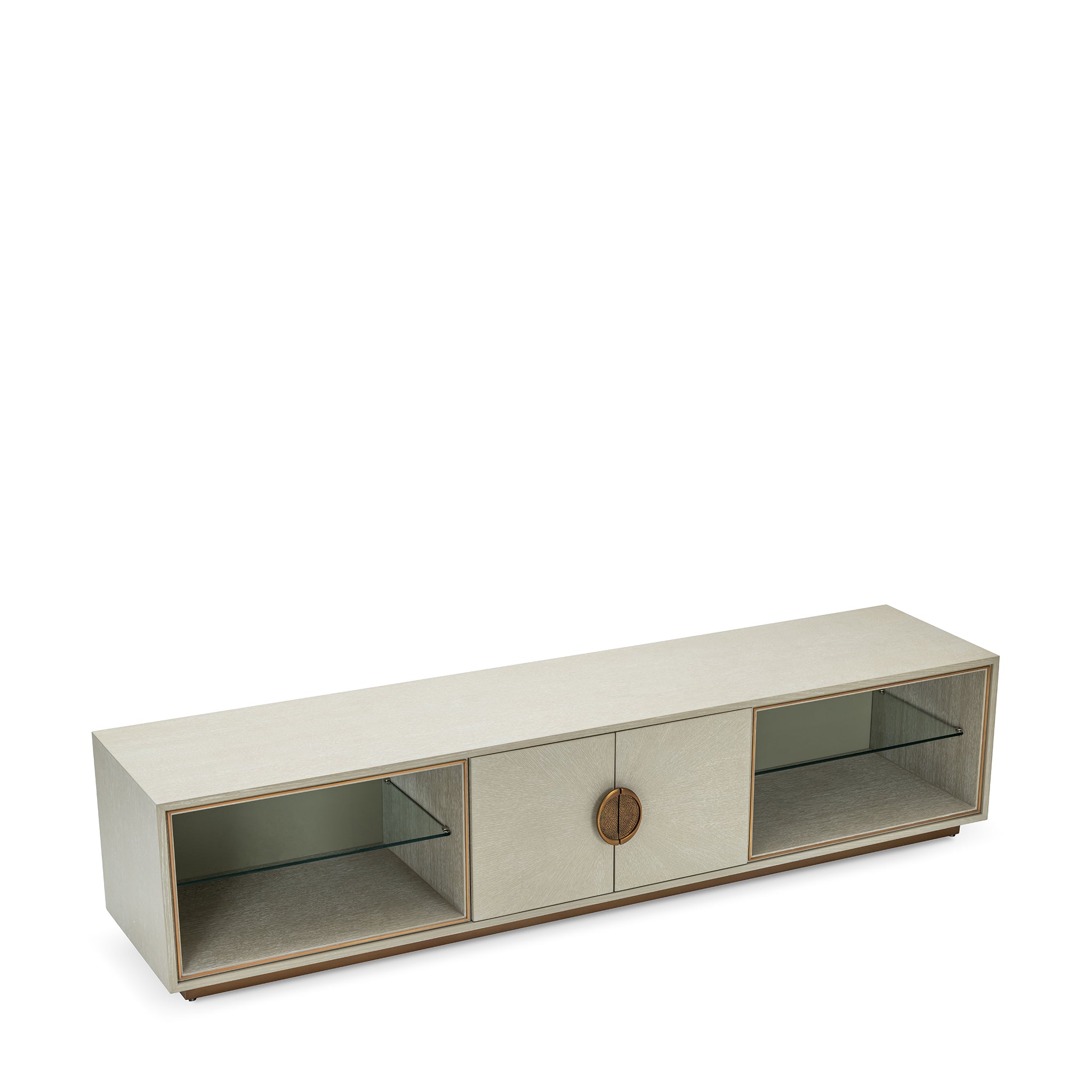 that's living sunburst light grey  tv media cabinet cabinets