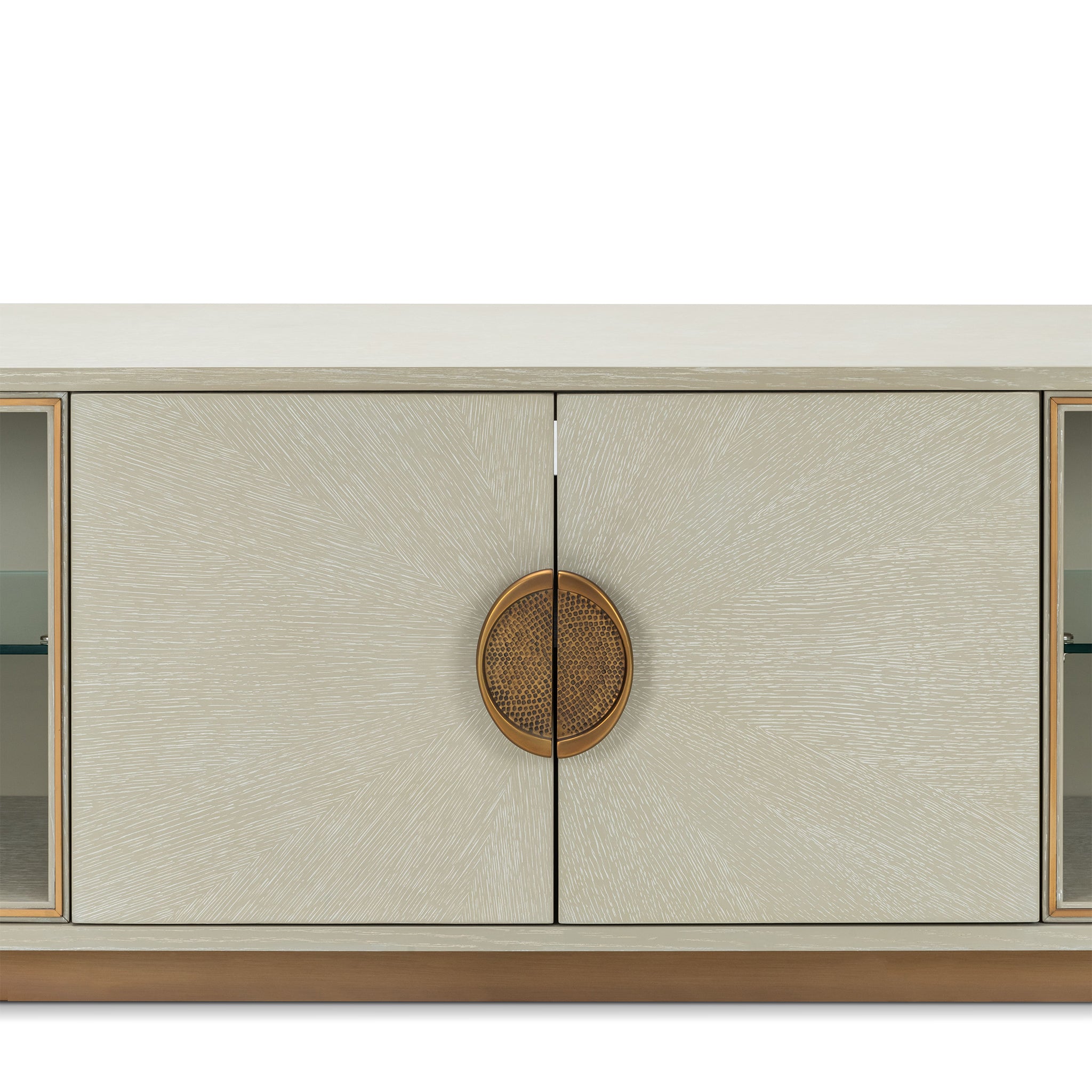 that's living sunburst light grey  tv media cabinet cabinets