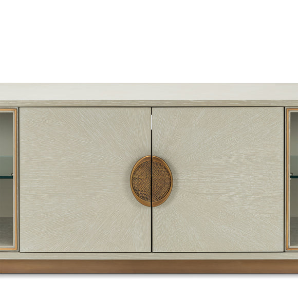 that's living sunburst light grey  tv media cabinet cabinets